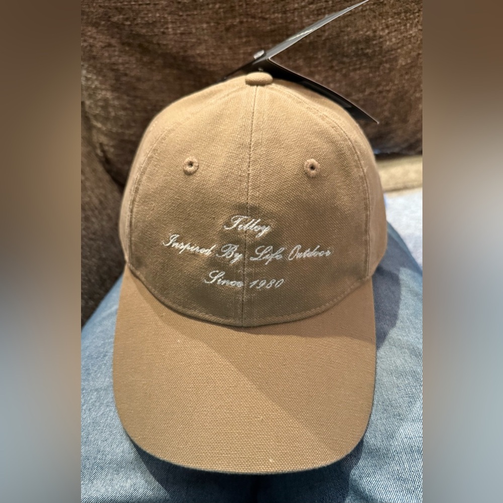 Tilley Wanderer Hat Cap in Tan/ Stone Colour - UPF 50 DWR Hiking Outdoor NEW NWT